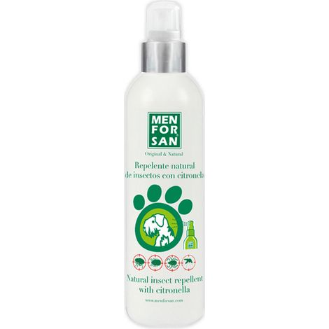 Spray repelente de insectos MENFORSAN para perros - 250ml