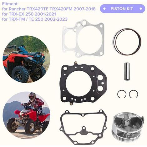 Kit piston 13101-HP5-600 pour quad Honda 420 TRX (modèles 2007-2023) (1/4)