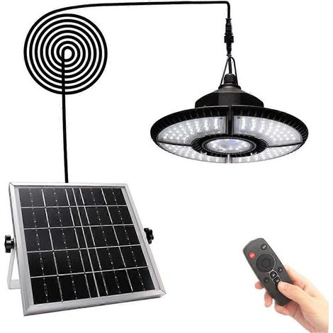 1. Verbesserte LED-Solarleuchte für den Innen- und Außenbereich, solarbetriebene Arbeitsbeleuchtung am Tag, leistungsstark und sparsam.