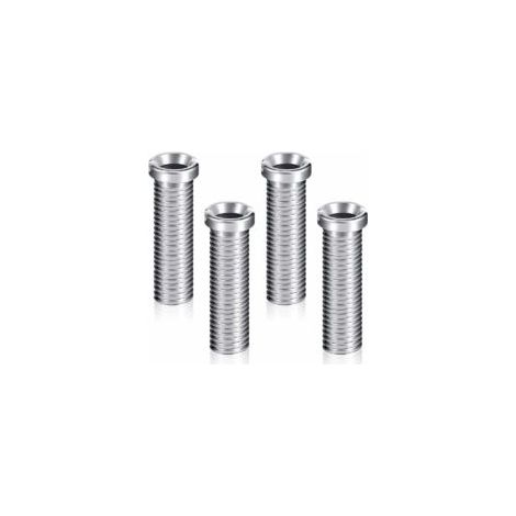 4 Spülbeckenkorbschrauben 45 mm Edelstahl-Ablaufstopfenschrauben Befestigungszubehör Spülbeckenbolzenschrauben Spülbeckenkorb-Siebstopfenschrauben für Küchenwaschbecken - Crezuo (1/4)