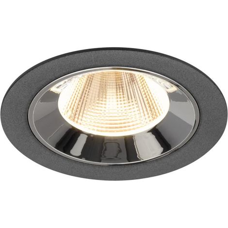 Spot encastré Numinos M noir/chrome 2700K - 20 deg - 1009597