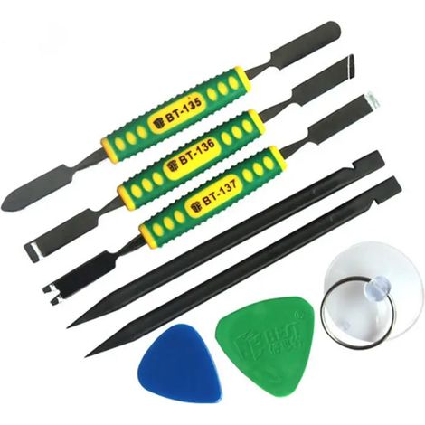 EASYCOMFORT 8 en 1 téléphone Repir Kit d'outils démonter les pieds de biche jeu de barres de levier coque ouverte Smartphone écran démonter les outils (1/5)
