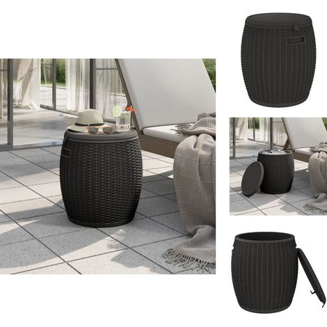 Gartenboxen - Living 4-in-1 Gartenbox Schwarz Polypropylen (1/5)