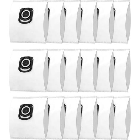 18 sacs à poussière pour aspirateurs Hygiene+ ZR200520, ZR200720 et ZR200920, compatibles avec les modèles Silence Force Compact Power X-Trem Power (RO64xx, RO63xx, RO68xx, RO39xx) et Rowenta.