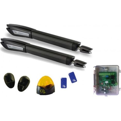 Kit Motorisation Portail Battant Automatisme EA CONFORT BJ424 24V - Maxi 300kg 3m par battant, Course 400mm, 80W, Ouverture max 120° (1/5)
