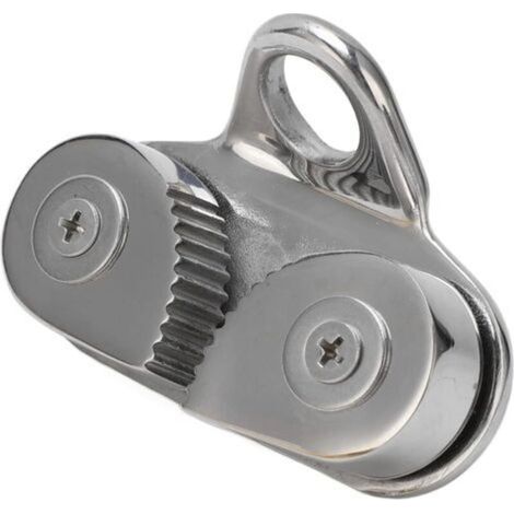 Fibbia a camma in acciaio inox 316, piastra a sgancio rapido per corda, piastra a camma Bea, design marino, adatta a corde da 76 a 15 mm (da 3 a 0,591 pollici). (1/5)