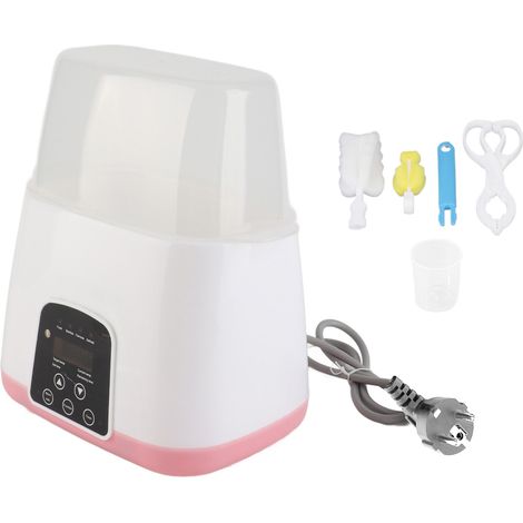 Chauffe-biberon Soavoa 220V Intelligent Multifonction Décongélation Douce et Stérilisation Vapeur pour Lait Maternel 1 Pièce (1/4)
