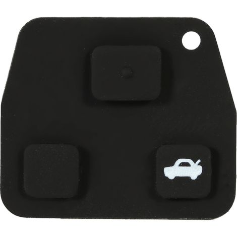 Coque de protection en caoutchouc pour clé télécommande de voiture, 3 boutons, pour Toyota Avensis Corolla Lexus Rav4 (1/5)