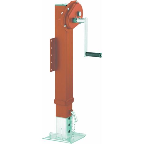 Lem Select – Béquille télescopique 3 éléments 110x110 mm – Charge 10 tonnes – Engrenages en acier trempé – Traitement antirouille (1/2)
