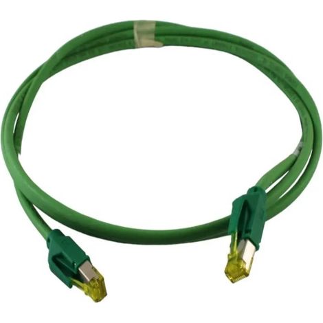 [NEUWERTIG] B-Ware Siemens Leitung Kabel Industrial Ethernet Tp Rj45 Cat 6 A Patchkabel Grün 2m