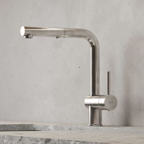 Kronenbach Lima Style Einhebel Küchenarmatur mit schwenkbarem Auslauf, herausziehbare Handbrause mit 2 Strahlarten (1/5)