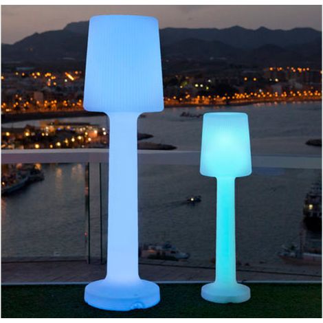 CARMEN 110 cm de haut. Lampadaire sans fil pour l'intérieur et l'extérieur. Lumière LED rechargeable par USB. Fabriqué en Espagne (1/4)