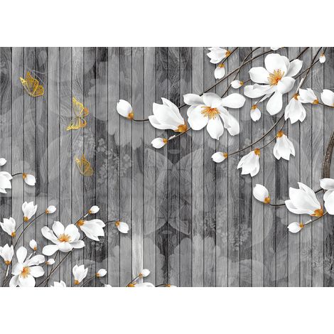 Papier peint panoramique - Fleurs - 260 cm x 187 cm (1/2)