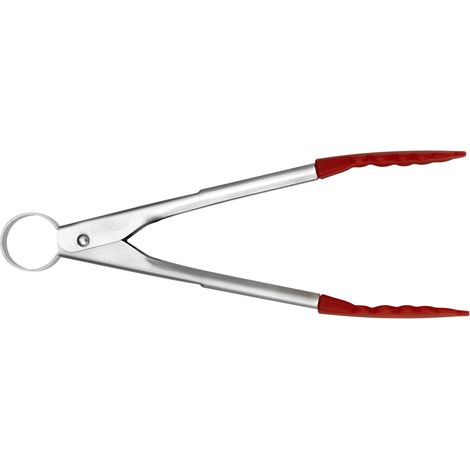Cuisipro - mini pinze per servire (con silicone) - rosso - 18 cm - 74708505 - 0065506785059