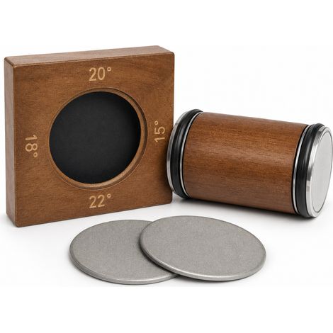 Affûteur à Couteaux Roulant Bois 2 Disques pour Cuisine (1/5)