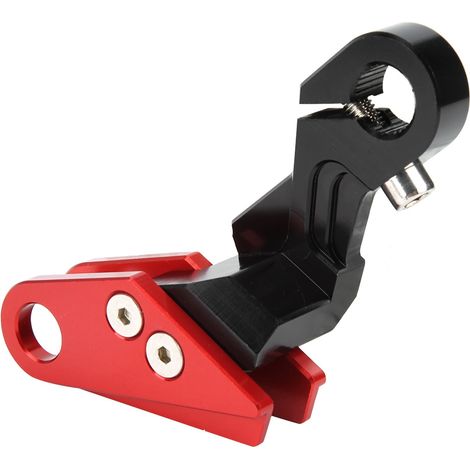 Levier de frein arrière moto tuning alu CNC pour Yamaha Aerox NVX 155 (rouge) (1/5)
