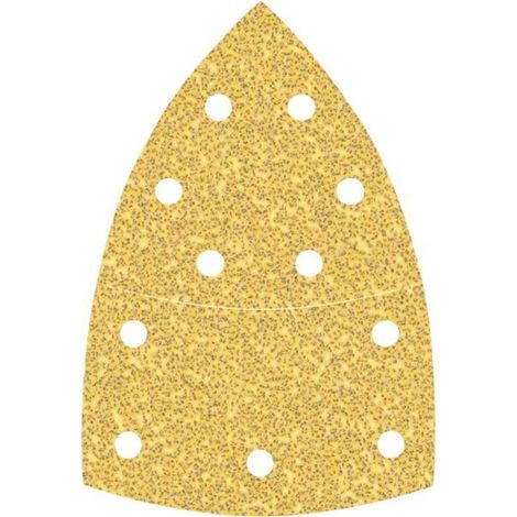 Bosch Accessories 2608901652 Schleifpapier für Multischleifer Grana Num. 60 (L x L) 93 mm x 102 mm 10 pz.