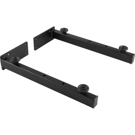 Wandkonsole Schwerlast 320mm, extra stabil, Regalträger für schwere Lasten, Stahl schwarz