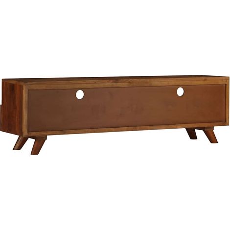 Maison Exclusive - TV-Schrank Altholz Massiv 140x30x40 cm (1/5)