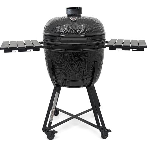 Barbecue charbon Kamado 2.0 Extra Large – Surface de cuisson 53 cm – Céramique résistante aux chocs thermiques – Contrôle précis de la température – Barbecook