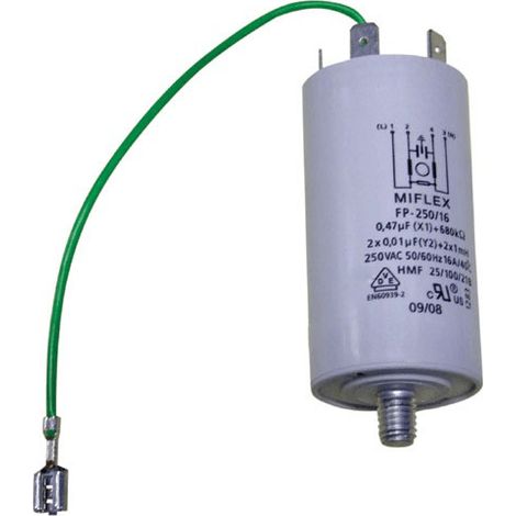 FILTRE ANTIPARASITE 0.47 WF1000 POUR LAVE LINGE BEKO - 2724300101 (1/5)