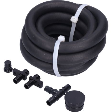 Kit Reroutage PCV en Alliage Aluminium 6061 Noir pour Chevrolet GMC Sierra 2500 HD 3500 HD 06-10 (1/5)