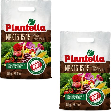 PLANTELLA NPK Fertilizzante multicomponente universale azoto fosforo potassio 5 kg x2 (1/5)
