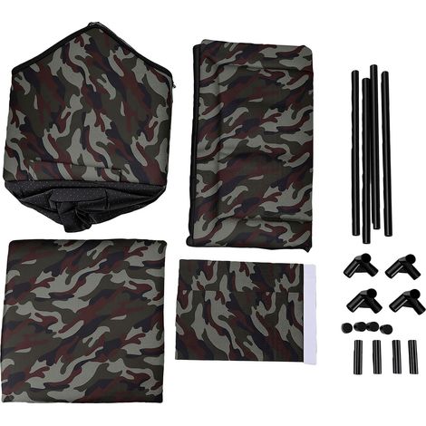Maison extérieure pour chat imperméable détachable camouflage hiver extérieur et chien avec support S(33cm / 13in 4kg/8.8lb poids adapté) (1/5)