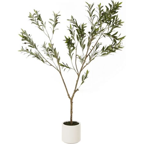 Apulia Olive Tree Pot 180 Cm - Plastic - Height 180 cm