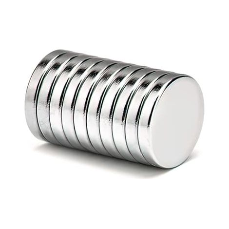 Lot de 10 aimants néodyme - Aimants puissants - Ronds (1/5)