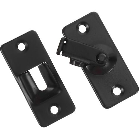 Loquet de Porte Coulissante en inox, Lot de 2 Set, Blanc (1/5)
