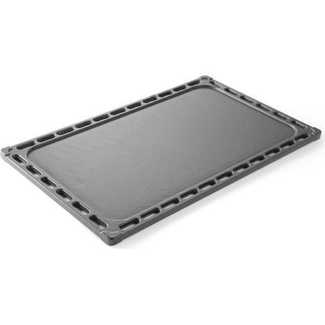 Gusseisenplatte für Gasgrill "Green Fire" GN1/1 - Hendi 932001 (1/5)
