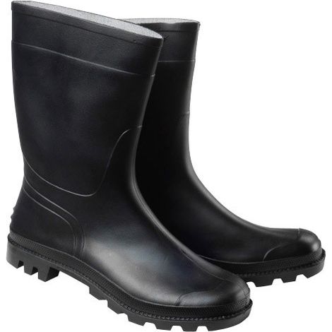 Niedrige schwarze Gummistiefel Nr. 42 (Paar)