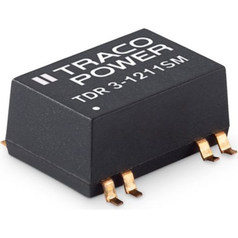 TracoPower TDR 3-2422SM DC/DC-Wandler, Print 24 V/DC 12 V/DC, -12 V/DC 125 mA 3 W Anzahl Ausgänge: 2