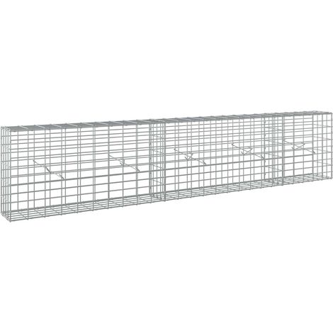Gabion avec Fil de 3,5 mm et Maille de 5x10 cm 250x20x50 cm vidaXL (1/5)