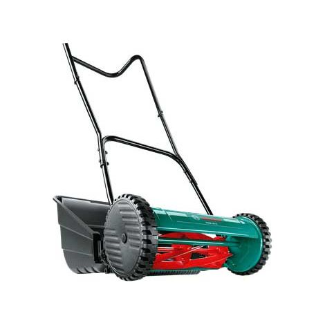 Bosch – Tondeuse manuelle 38cm – Largeur de coupe 38cm – Surface d'action 600m² – Coupe nette sans éclat – Pour terrains plats et légèrement en pente
