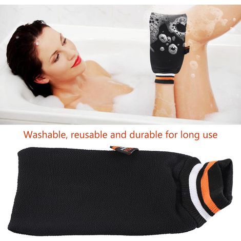 Handschuh-Ärmel-Design, Schrubbhandtuch, Duschtuch, Reinigung der Körperhaut (1/5)
