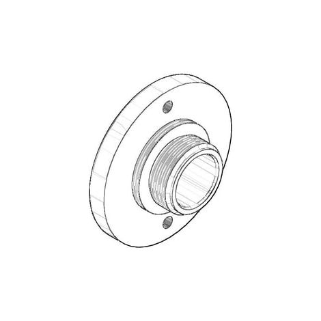 DO Rastbuchsenaufnahme ERSATZTEILE 091212053 D 34,5 x 15 mm Chrom