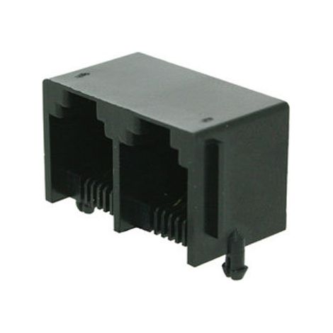 Socle de téléphone noir à 6 positions à 4 broches Electro Dh 39.720/6/4 8430552062157