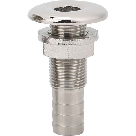 Sortie d'eau extérieure en acier inoxydable pour coque de bateau, accessoire de ventilation de cale pour yacht MJS022‑3/4 po (1/5)