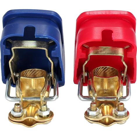 Terminale batteria, 1 coppia di terminali batteria auto, terminali batteria a sgancio rapido, connettori a sgancio 12V, morsetti batteria auto a sgancio rapido per auto