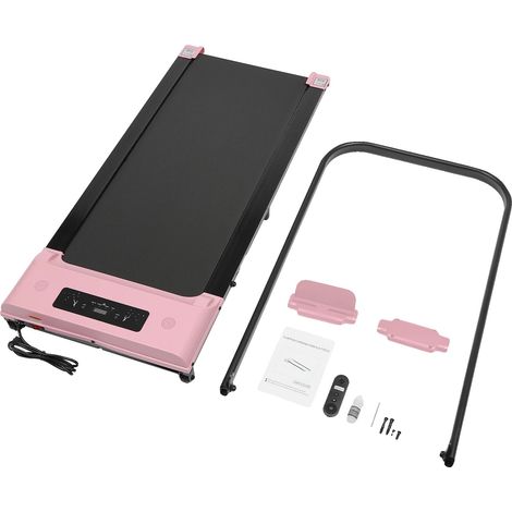 Tapis de course pliable, fonctionnement électrique, matériaux durables, Rose (1/2)