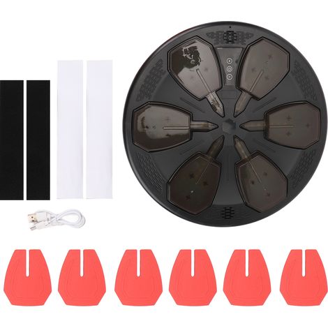 Machine de boxe musicale améliorant la vitesse de réaction, équipement d'entraînement mural Bluetooth intelligent pour cible de poinçonnage pour adultes et enfants, connexion unique (1/5)
