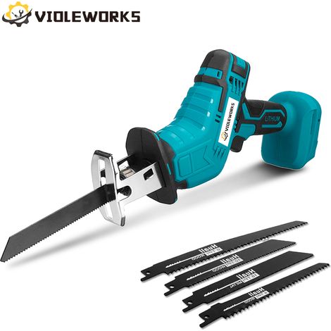 Säbelsäge Akku-Säbelsäge mit 4 Sägeblättern für Makita 18V Akku (nur Maschine) (1/5)