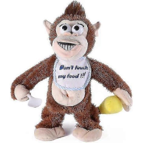 Singe à emporter banane, balançoire singe, jouet singe, peluche orang-outan, ne touchez pas à ma poupée banane à emporter