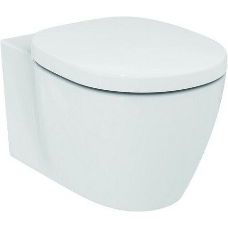 Abattant WC CONNECT avec couvercle, charnières en acier inoxydable, blanc IDEAL STANDARD