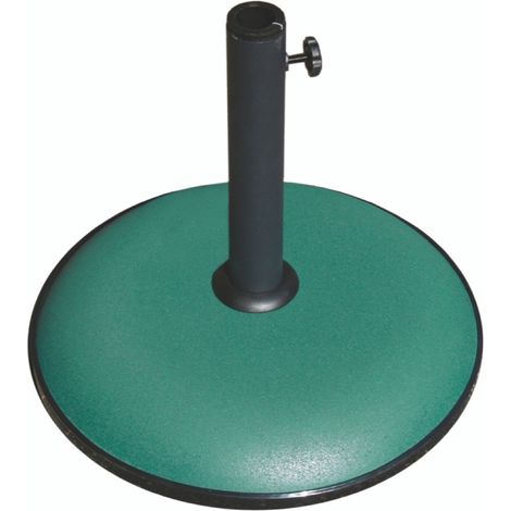 MAURY'S BASE PER OMBRELLONE TONDA IN COLORE VERDE DA 25 KG