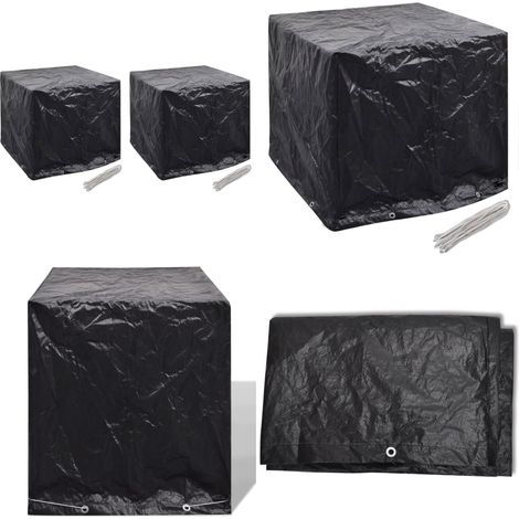 Wassertank-Abdeckungen 2 Stk. 8 Ösen 116x100x120 cm - Wassertank Abdeckung - Wasserschutzhülle - Gartenabdeckung - Regenschutz - UV-Schutz - Home & Living (1/5)