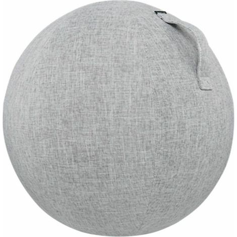 Housse De Protection Pour Balles De Yoga En Coton + Lin 55 Cm, Accessoires De Protection Pour Balles De Sport, Gris (1/5)