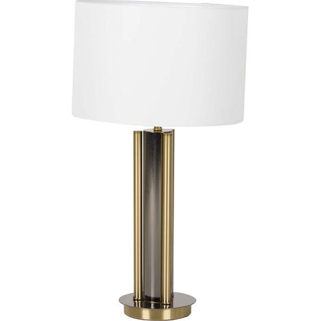 Goldene Metall-Tischlampe 35X35X62 cm (1/5)
